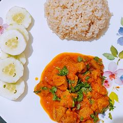 Soya Chunks Gravy - Healthy - Diet - Vegan A picture of Soya Chunks Gravy - Healthy - Diet - Vegan.