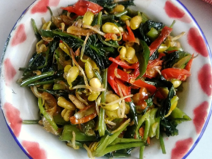 Resep Tumis kangkung campur kecambah (taoge) Anti Gagal