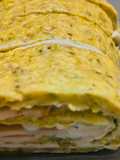 Γεμιστό ρολό από κολοκυθάκια με creme fraiche ή τυρί κρέμα & καπνιστό ζαμπόν ή σολομό ✨