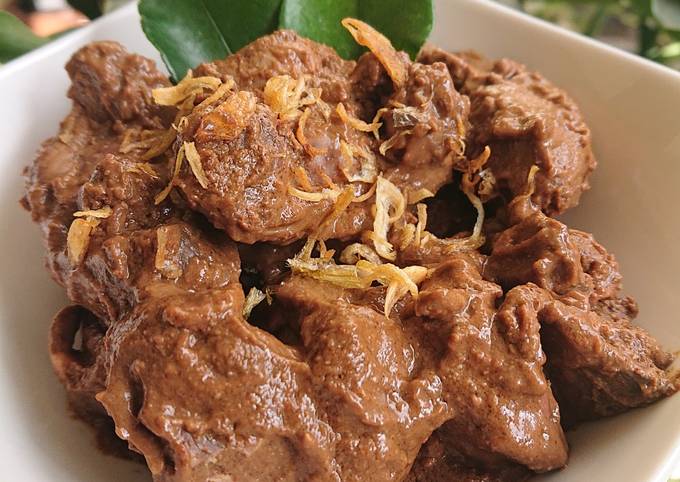 Resep Rendang Ati Ampela Ayam Bumbu Instant Oleh Geby Sabrina Ekawati ...