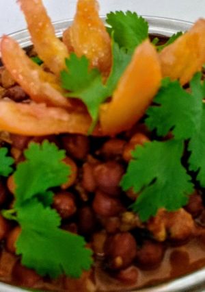 A picture of Red Chana Masala Stew.