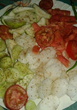 A picture of Healthy salad.