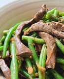Đậu Que Xào Tim Bò