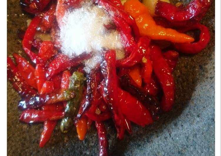 Sambal Geprek mantul tul.. 🌶