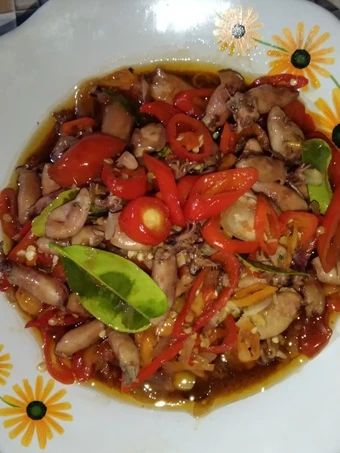 Cara Mudah Membikin Resep  Cumi asin asam manis yang Enak Banget, Enak