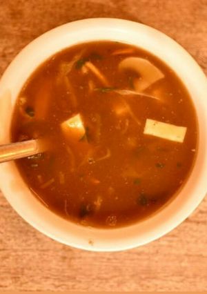A picture of Vegetable soup.