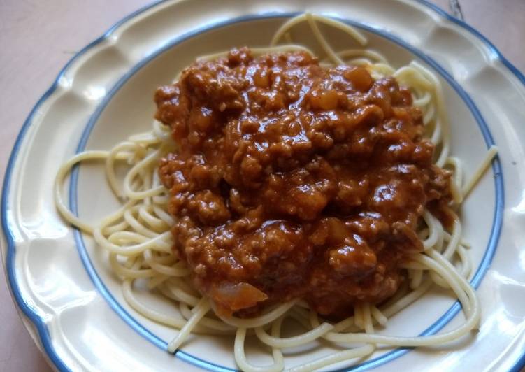 Spaguetti a la bolognesa 🍝