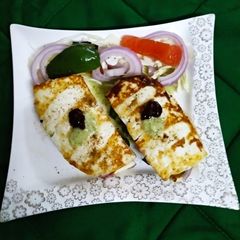 A picture of Grilled Paneer Sandwich.