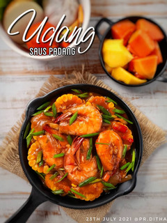 Foto resep 48. Udang Saus Padang