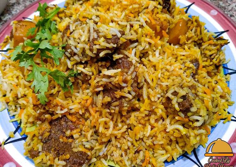 Easiest Way to Make Homemade Beef bomby biryani