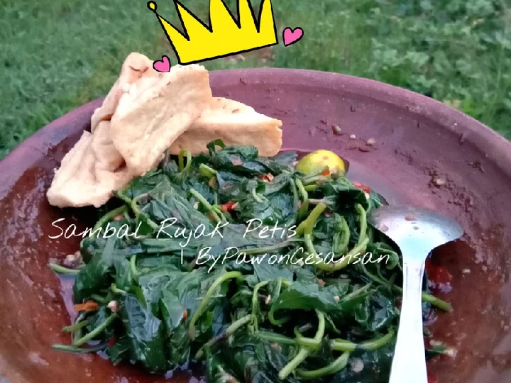 Cara Gampang Membikin Resep Sambal Rujak Petis (khas surabaya) yang Lezat Sekali Anti Ribet, Lezat Sekali