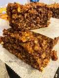 Cereal bars and strawberry jam