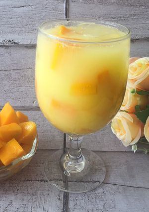 Foto resep Es mangga kekinian