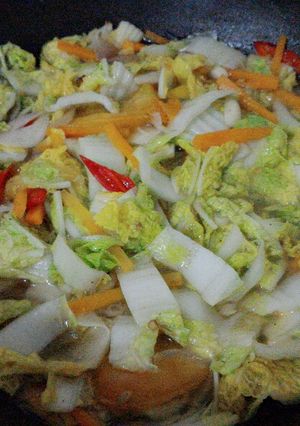 Foto resep Ca' sawi putih+ wortel