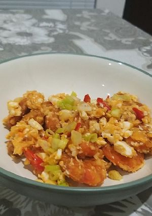 Foto resep Udang Telor Asin