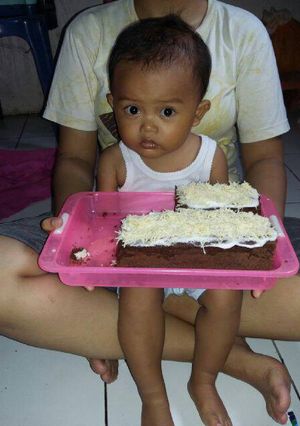 Foto resep Brownis lembut oven ala Oemie