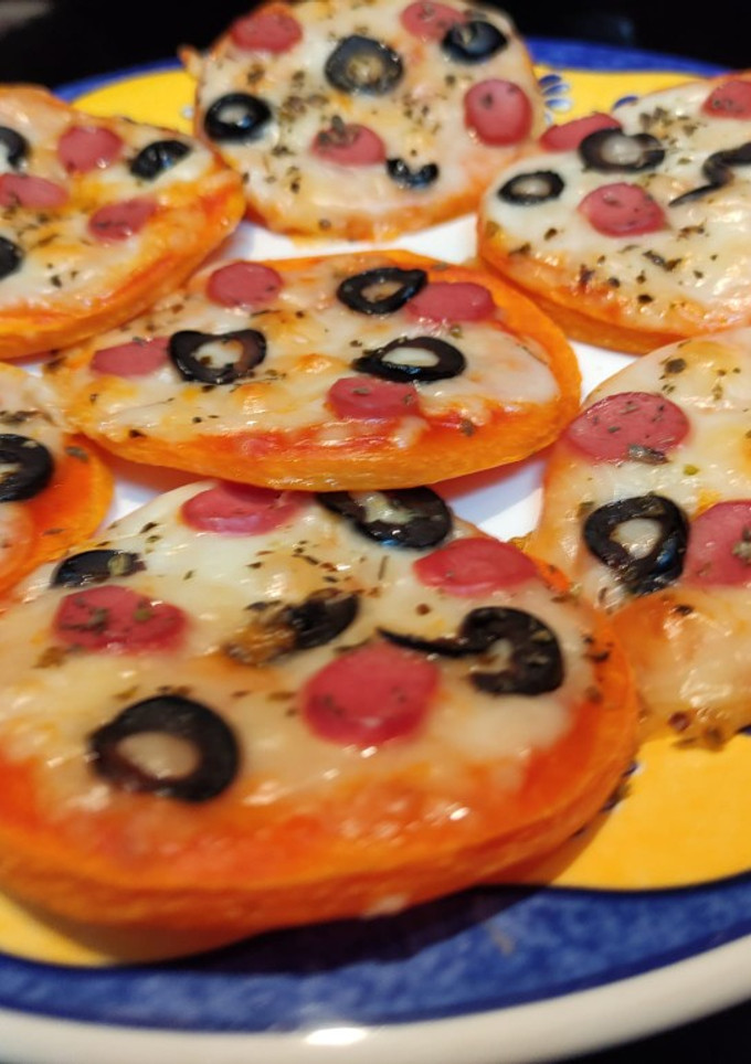 Una foto de Mini pizzas de calabaza