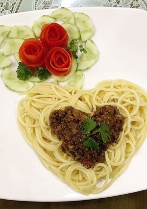 Hình của món Mỳ Spaghetti đơn giản.