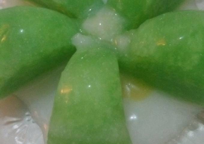 Puding melon fla vanila