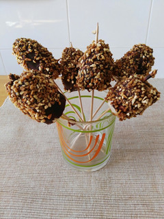 Una foto de Almendrados de plátano y chocolate