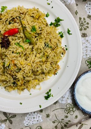 A picture of Moong daal ki Khichri.