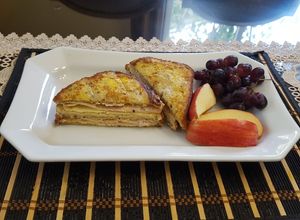 Una foto de Sándwich Monte Cristo