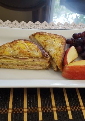 Una foto de Sándwich Monte Cristo