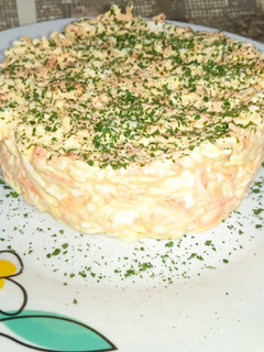 Una foto de Ensaladilla de zanahoria y huevo