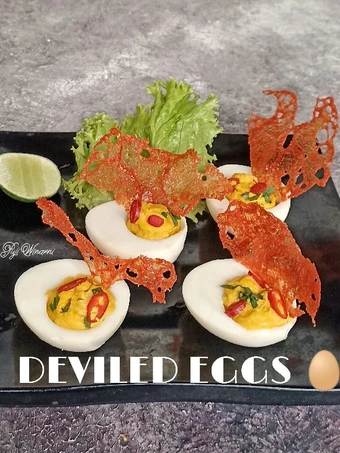Langkah Gampang Menyiapkan Resep  🥚 DEVILED EGGS 🥚 yang Bikin Ngiler, Sempurna