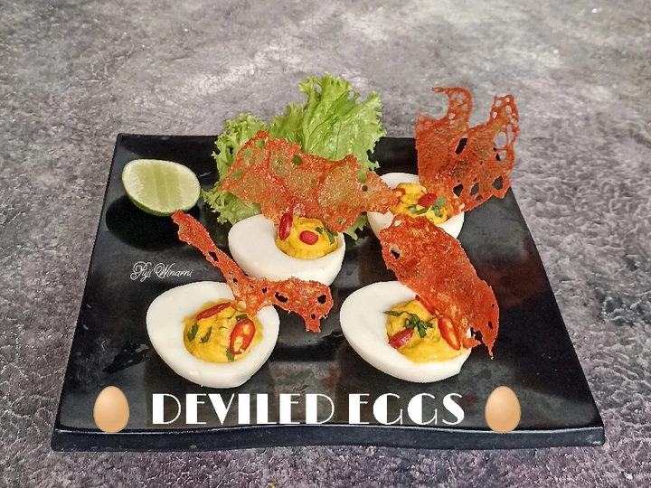 Langkah Gampang Menyiapkan Resep  🥚 DEVILED EGGS 🥚 yang Bikin Ngiler, Sempurna
