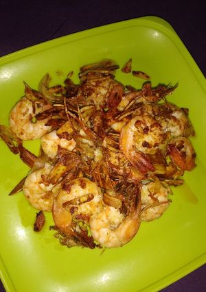 Foto resep Udang goreng mentega bawang