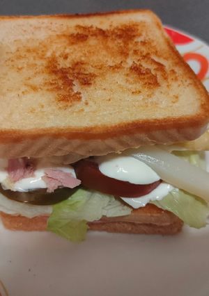 Una foto de Sándwich completo