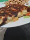 Torta de repolho fit de frigideira