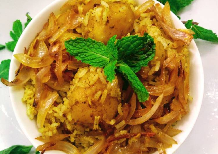 Recipe of Award-winning Aloo dum biriyani