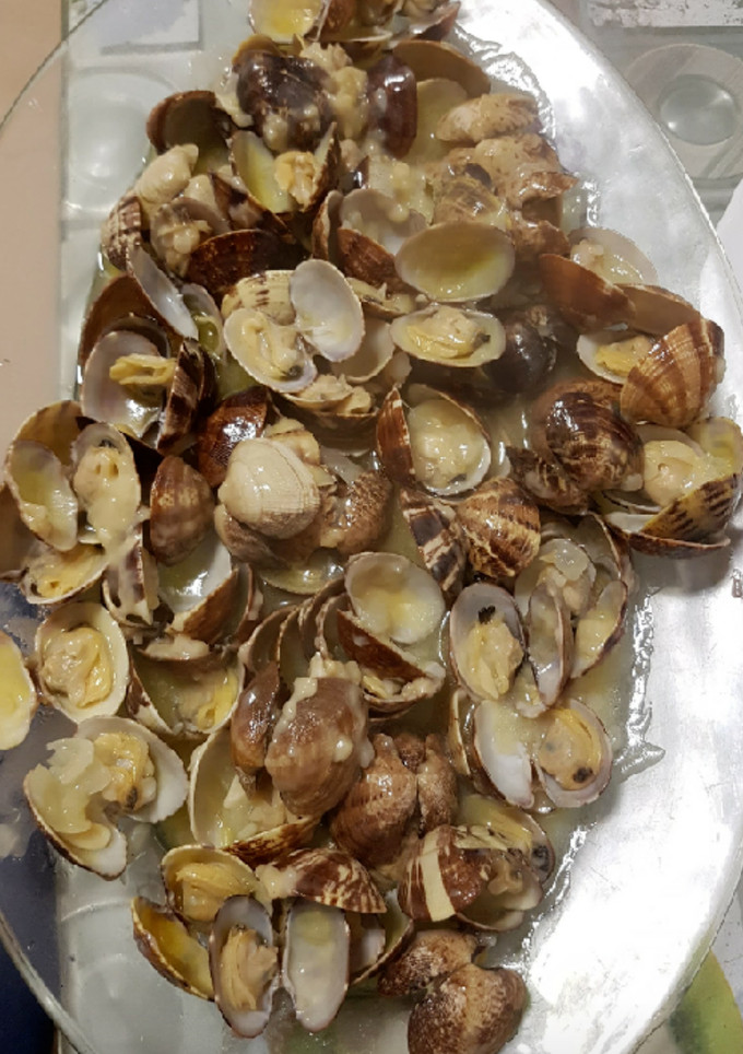 Una foto de Almejas a la marinera