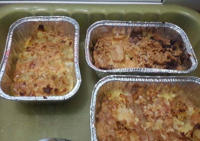 Cara Membuat Tuna kentang oven ala ala lasagna Istimewa