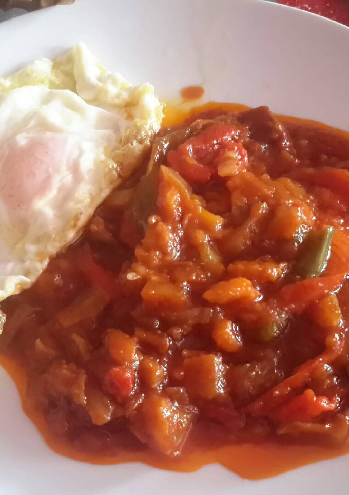 Una foto de Pisto de verduras