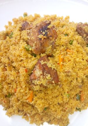 Dambun couscous ainihin hoton girkin