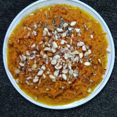 A picture of Gajar ka halwa.