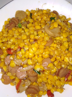 Foto resep Tumis jagung sosis