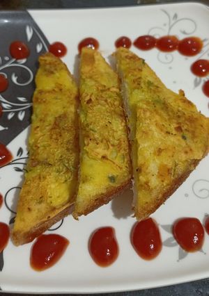 A picture of Roasted Bread Pakora.