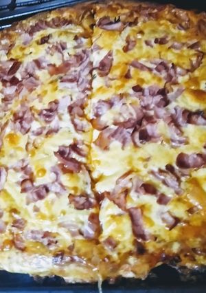 Una foto de Pizza casera