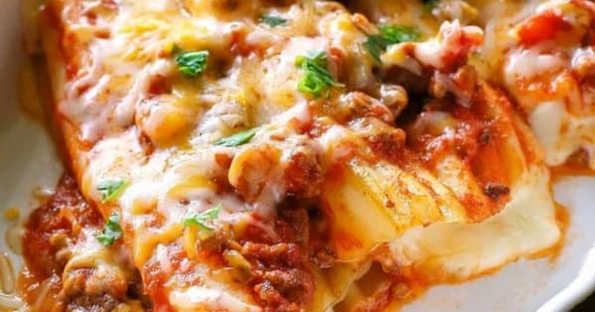 String cheese manicotti Recipe by Curtis Benton Cookpad