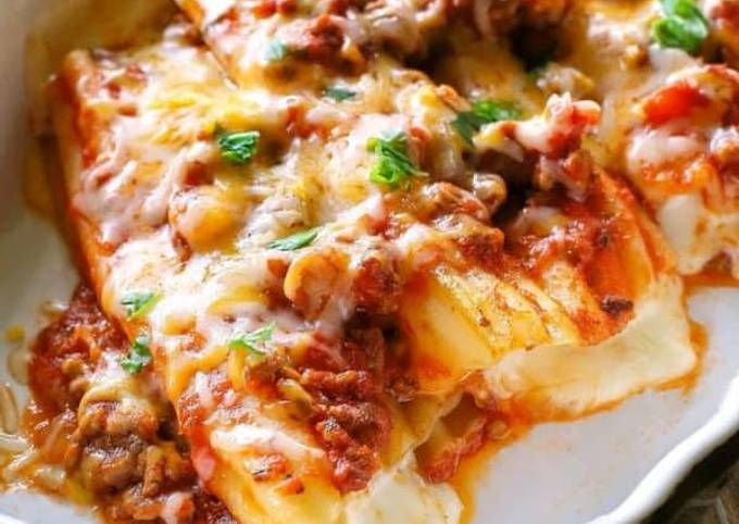 String cheese manicotti Recipe by Curtis Benton - Cookpad