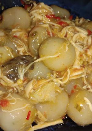 Foto resep Cilok Bumbu Tabur Ayam Suwir