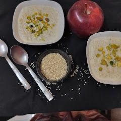 A picture of Quinoa and apple kheer.