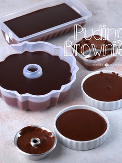 Foto resep Puding Brownies / Puding Roti Tawar Coklat / Puding Coklat Roti Tawar (recipe by @fridajoincoffee)