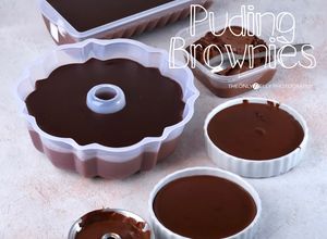 Foto resep Puding Brownies / Puding Roti Tawar Coklat / Puding Coklat Roti Tawar (recipe by @fridajoincoffee)