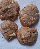 Bolachas de Banana e Chocolate Branco