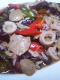 Cah Kangkung Cumi Jamur Baso ❣️